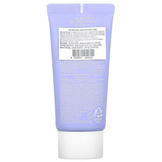 A'Pieu A'Pieu Pure Block Wodoodporny krem przeciwsłoneczny SPF50+ z formułą Sound-Out - 50 ml