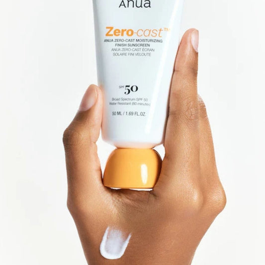 Anua Anua Zero-Cast Moisturizing Finish Sunscreen Nawilżający krem z filtrem SPF50 PA++++ - 50 ml