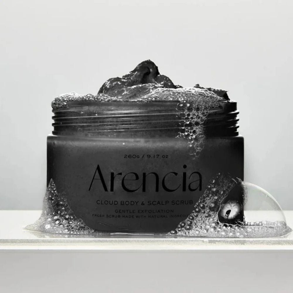Arencia Arencia Fresh Cloud Peeling do ciała i skóry głowy z białą herbatą i neroli - 260 g