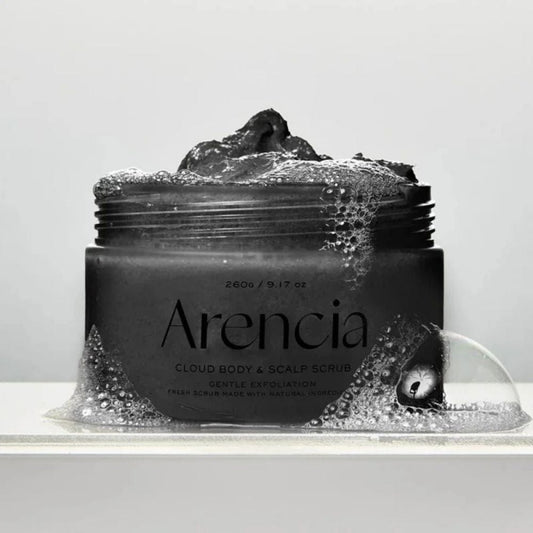 Arencia Arencia Fresh Cloud Peeling do ciała i skóry głowy z białą herbatą i neroli - 260 g