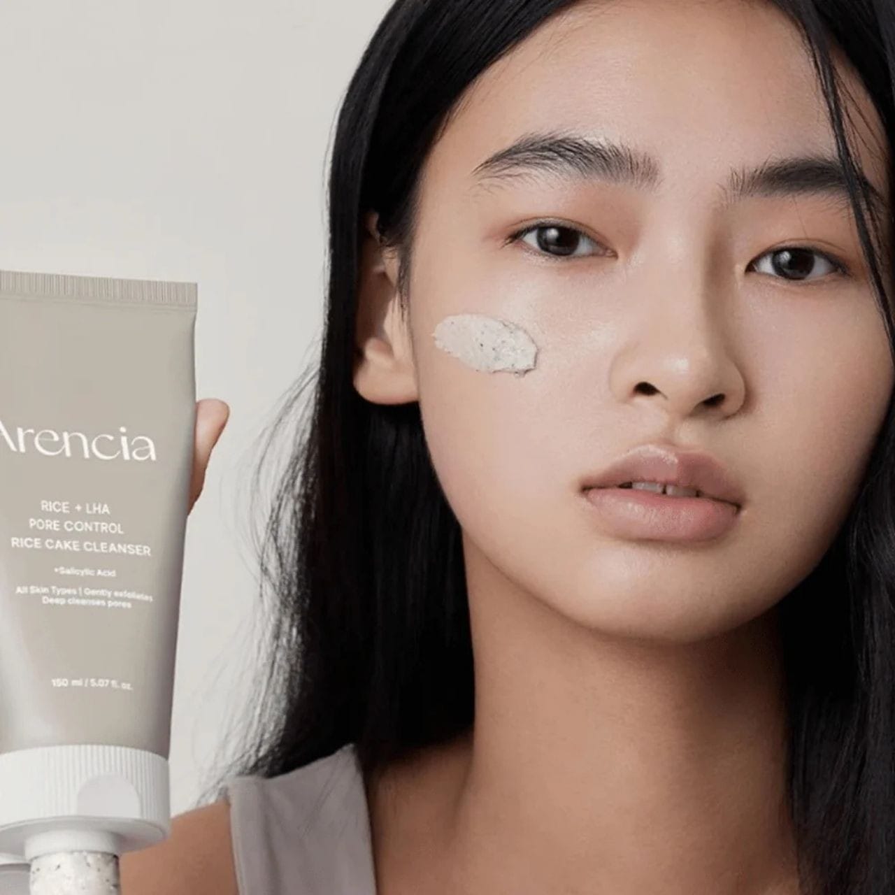 Arencia Arencia Rice + LHA Pore Control Rice Cake Cleanser Oczyszczająca pasta do mycia twarzy - 150 g