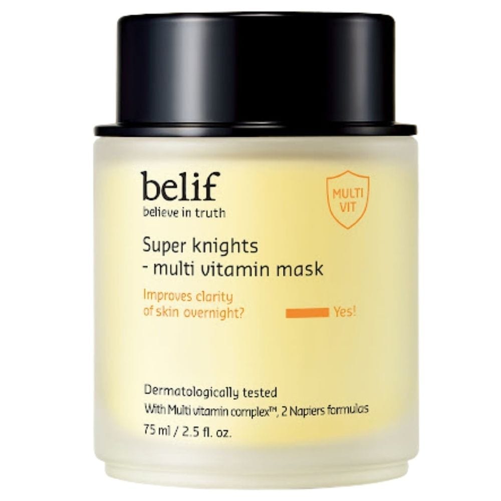 Belif Belif Super Knights Kremowa maska na noc do twarzy z witaminami - 75 ml
