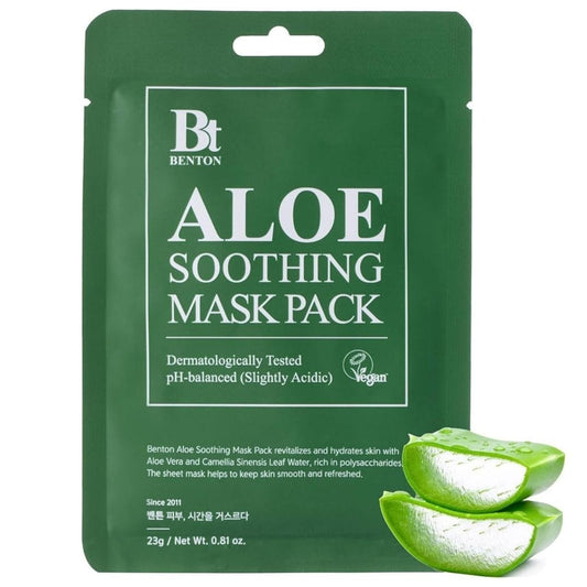 Benton Benton Aloe Soothing Mask Pack Kojąca maska w płachcie - 10 sztuk