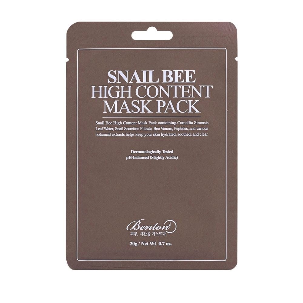 Benton Benton Maseczka w płachcie Snail Bee High Content - 1 sztuka