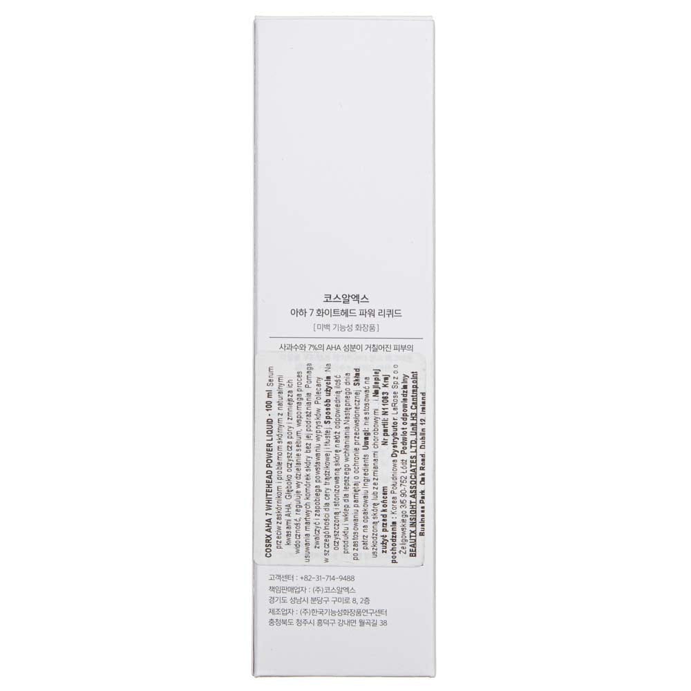 COSRX COSRX AHA 7 Whitehead Power Liquid Preparat złuszczający z naturalnymi kwasami AHA - 100 ml