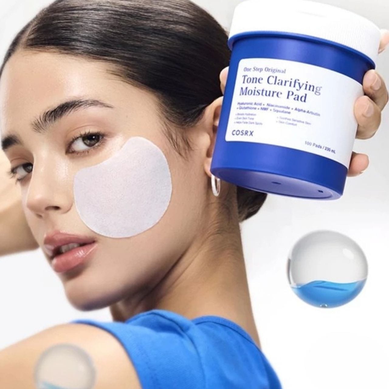 COSRX COSRX One Step Original Tone Clarifying Nawilżająco-oczyszczające płatki do twarzy - 100 sztuk
