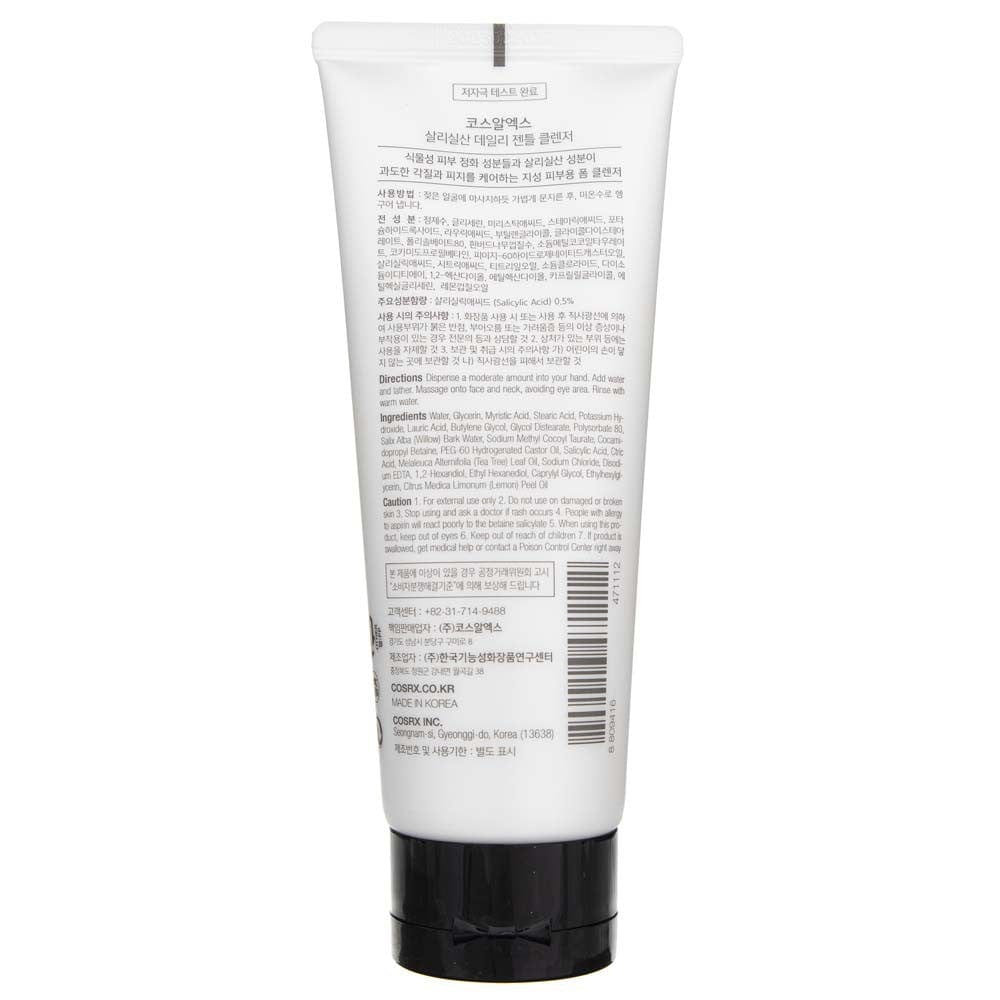 COSRX COSRX Salicylic Acid Daily Gentle Cleanser Pianka myjąca do twarzy z kwasem salicylowym - 150 ml