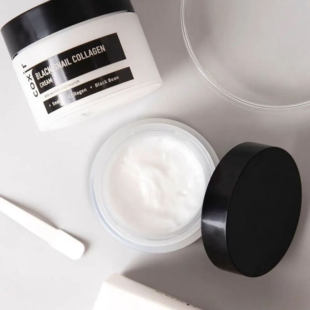 Coxir Coxir Black Snail Collagen Odżywczy krem przeciwstarzeniowy - 50 ml