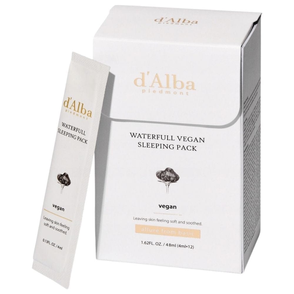 d'Alba d'Alba Waterfull Wegańska maska nocna z białą truflą - 12x4 ml