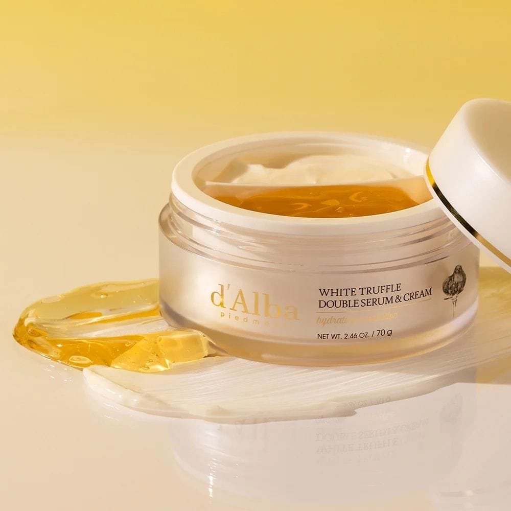 d'Alba d'Alba White Truffle Duet przeciwstarzeniowy serum i krem 2w1 - 70 g