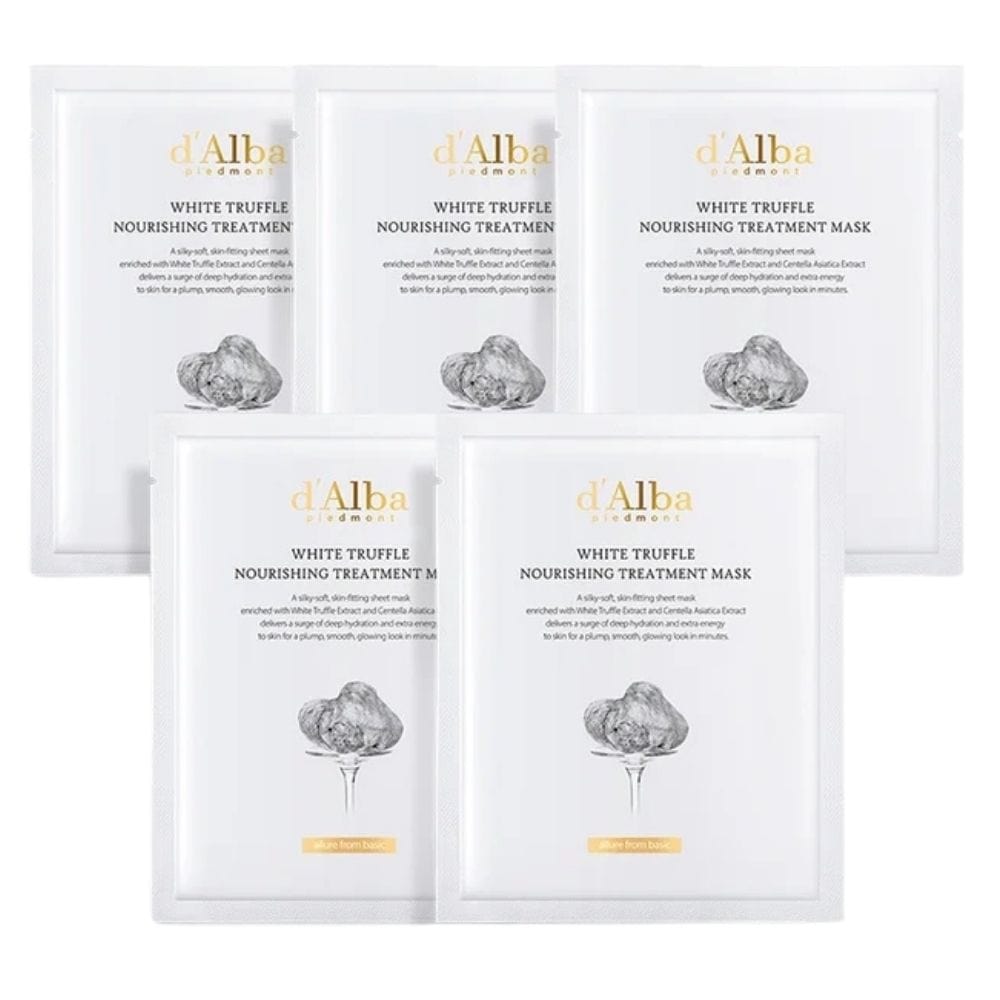 d'Alba d'Alba White Truffle Odżywcza maska z białą truflą - 5 sztuk