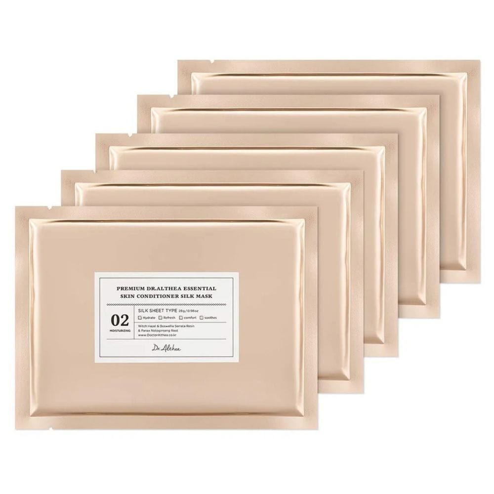 Dr. Althea Dr.Althea Essential Silk Mask Kojąca maska z ekstraktem z oczaru - 5 sztuk
