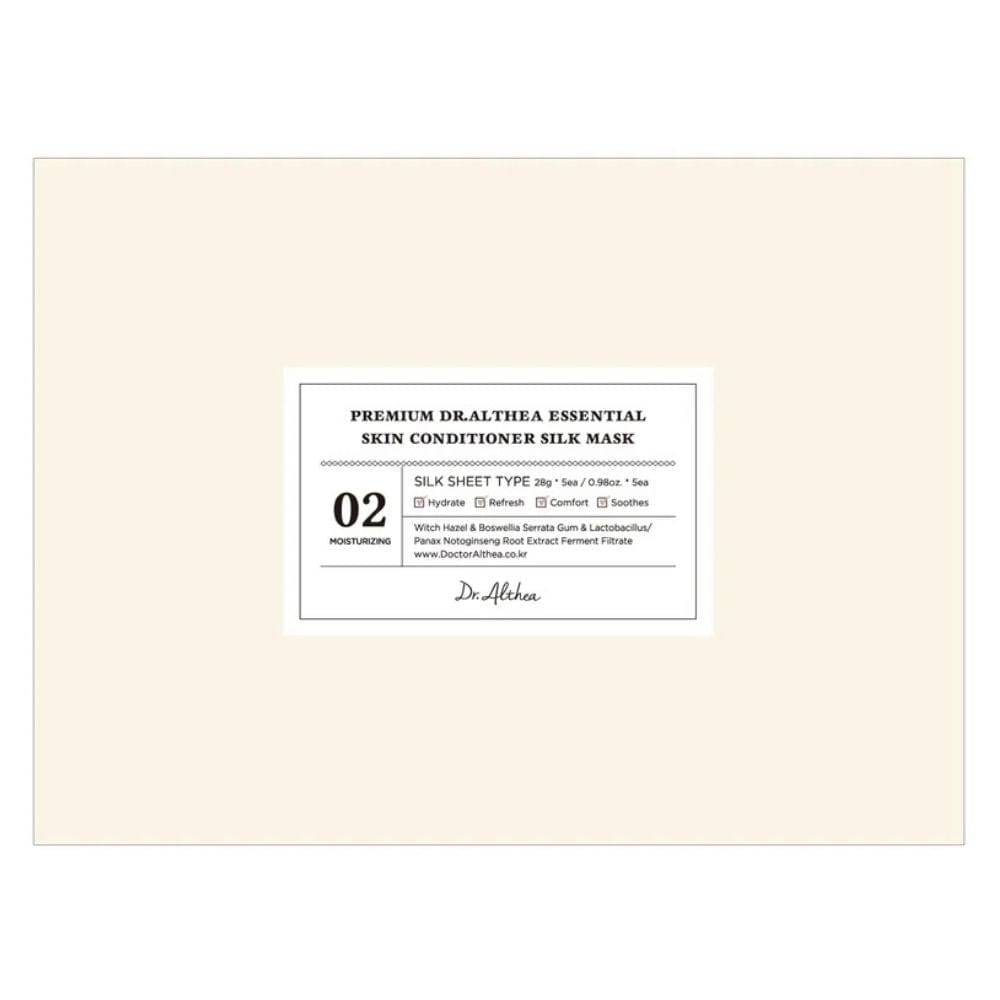 Dr. Althea Dr.Althea Essential Silk Mask Kojąca maska z ekstraktem z oczaru - 5 sztuk