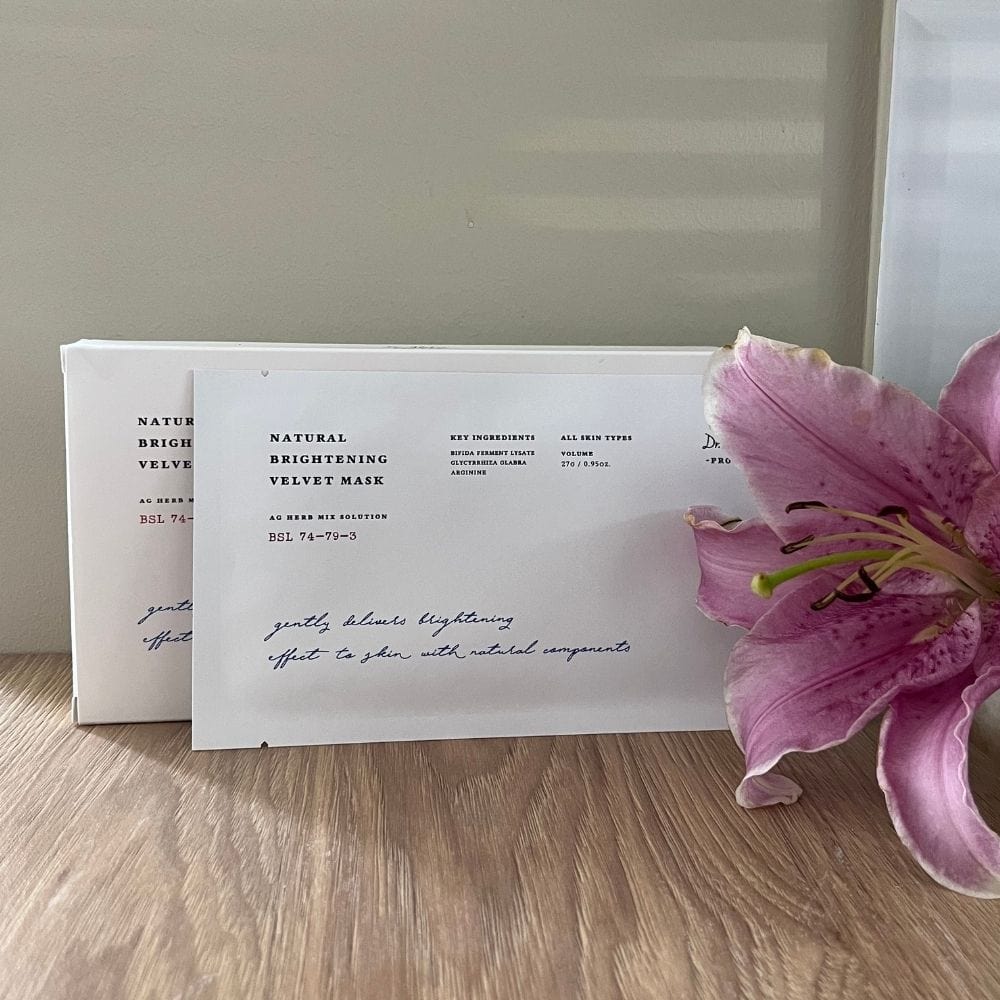 Dr. Althea Dr.Althea Natural Brightening Rozjaśniająca maska z lukrecją - 6 sztuk