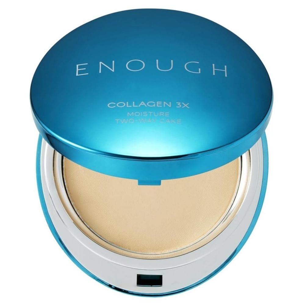 Enough Enough Collagen 3X Moisture Two Way Cake Podkład w kompakcie SPF28 odcień 13N Bright Beige