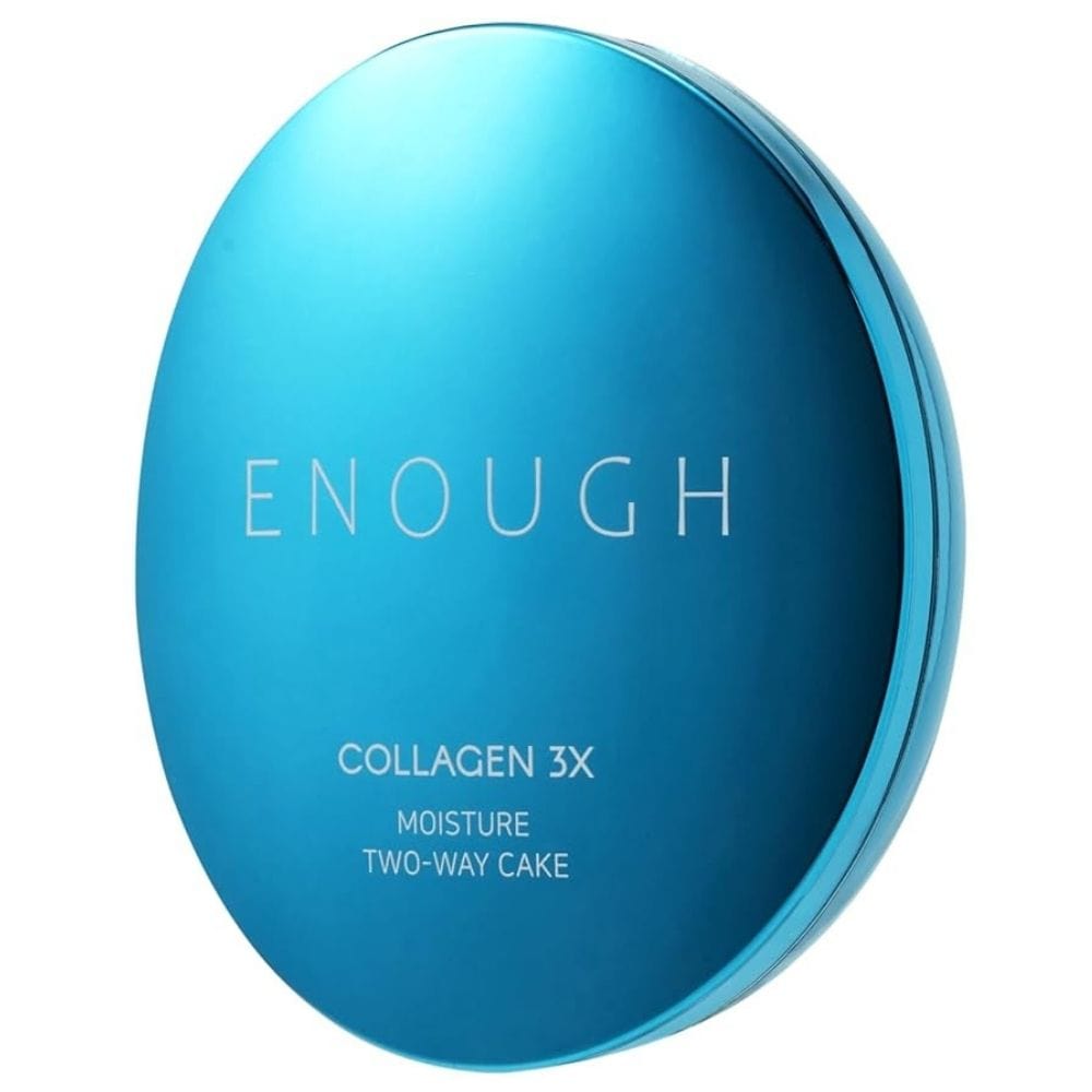 Enough Enough Collagen 3X Moisture Two Way Cake Podkład w kompakcie SPF28 odcień 21N Transparent Beige