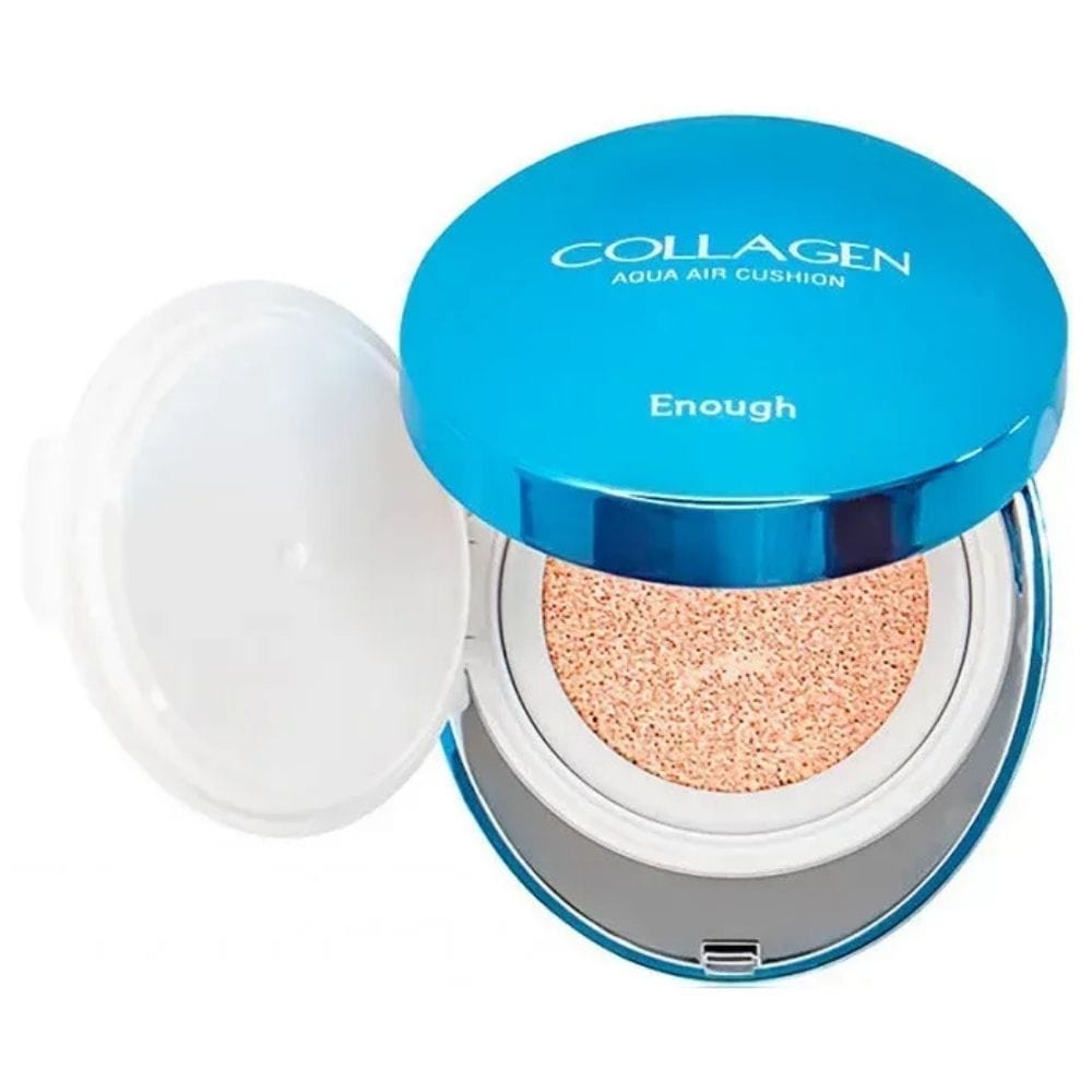 Enough Enough Collagen Aqua Air Cushion SPF50+ Podkład w kompakcie odcień 13 Light Beige - 15 g