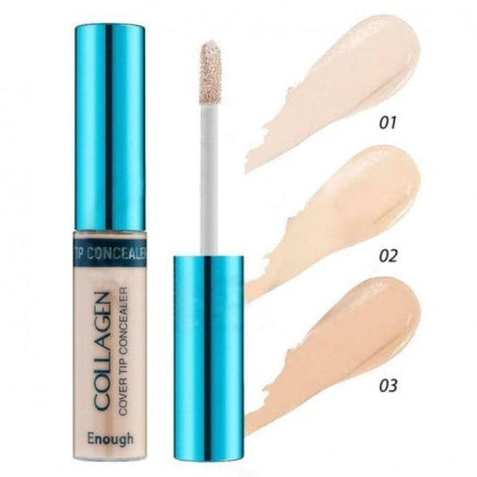 Enough Enough Collagen Cover Tip Concealer SPF36 Korektor z kolagenem - 01 Light Beige