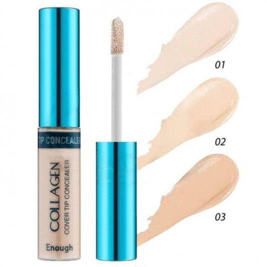 Enough Enough Collagen Cover Tip Concealer SPF36 Korektor z kolagenem - 02 Transparent Beige