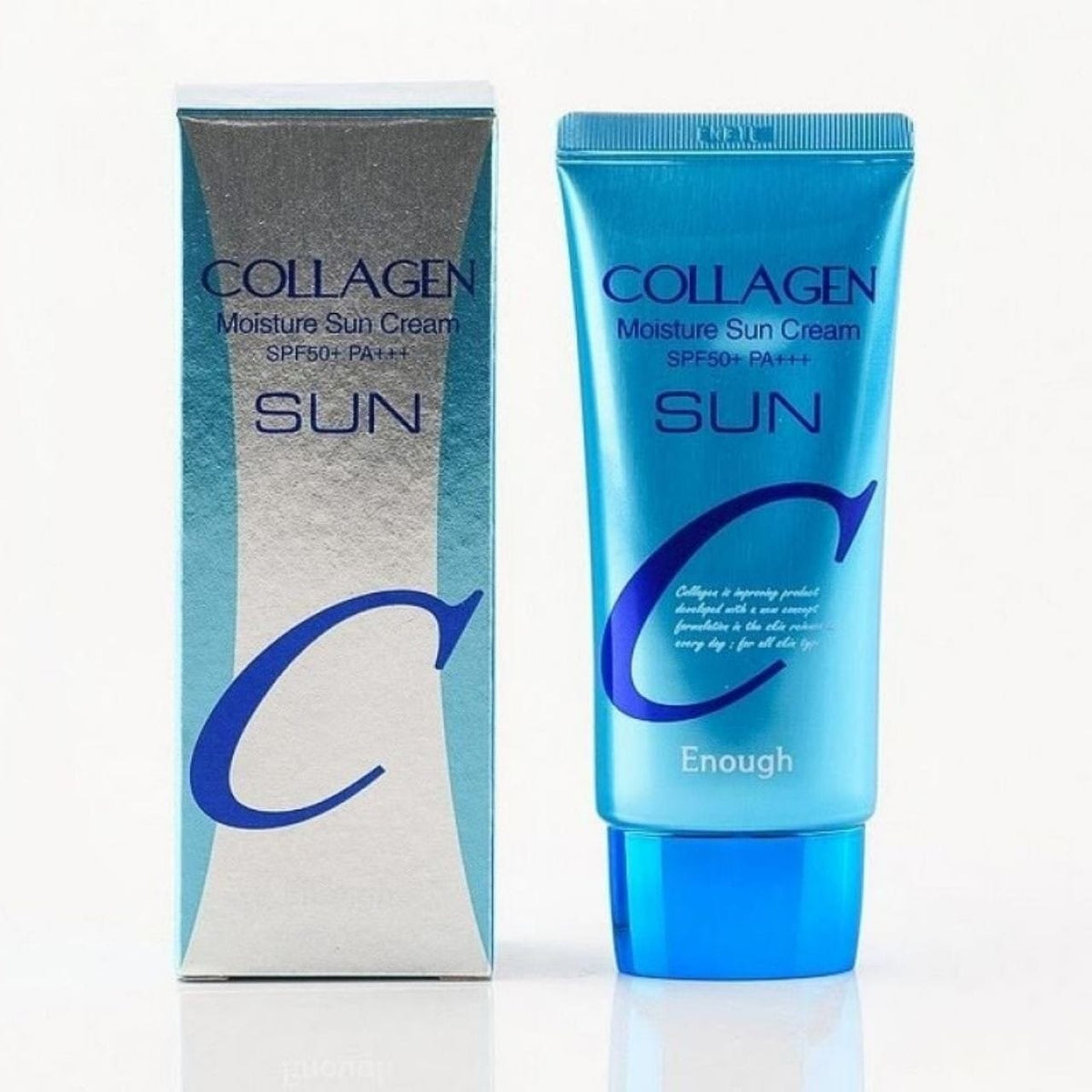 Enough Enough Collagen Moisture Sun Cream SPF50+ PA++++ Nawilżający krem przeciwsłoneczny z kolagenem - 50 g