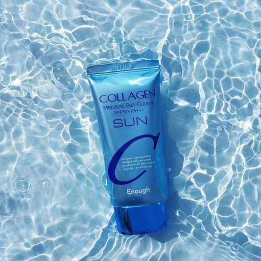 Enough Enough Collagen Moisture Sun Cream SPF50+ PA++++ Nawilżający krem przeciwsłoneczny z kolagenem - 50 g