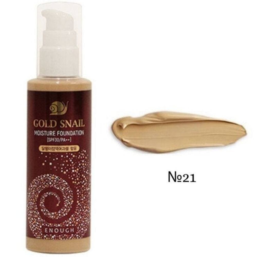 Enough Enough Gold Snail Podkład z filtratem ślimaka odcień 21 - 100 ml