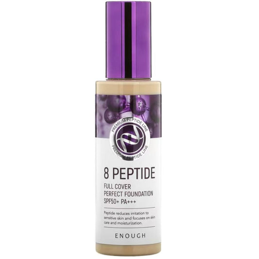 Enough Enough Nawilżający podkład z 8 peptydami SPF 50+ PA+++ odcień 21 - 100 ml