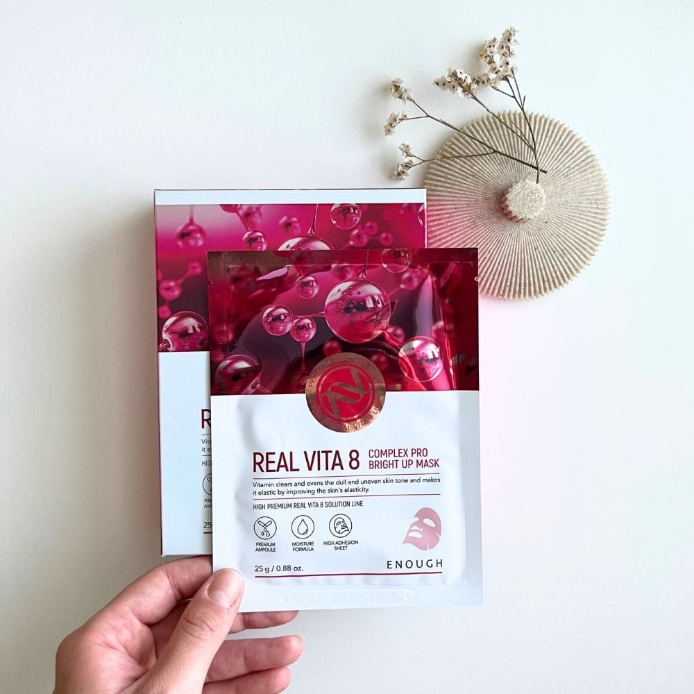 Enough Enough Real Vita 8 Maska z kompleksem witamin - 10 sztuk