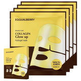Eqqualberry Collagen Glow Up Rozjaśniająca maska z kolagenem - 4 sztuki