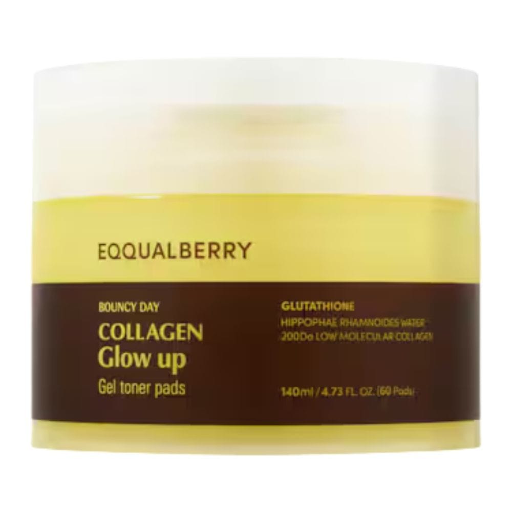 EQQUALBERRY Eqqualberry Collagen Płatki tonizujące, rozświetlające - 60 sztuk