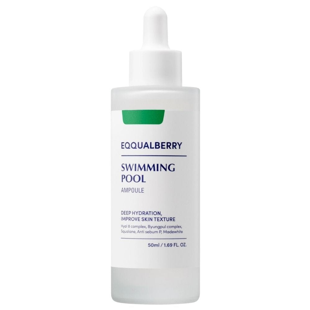 EQQUALBERRY Eqqualberry Swimming Pool Kojąco-nawilżająca ampułka ze skwalanem - 50 ml