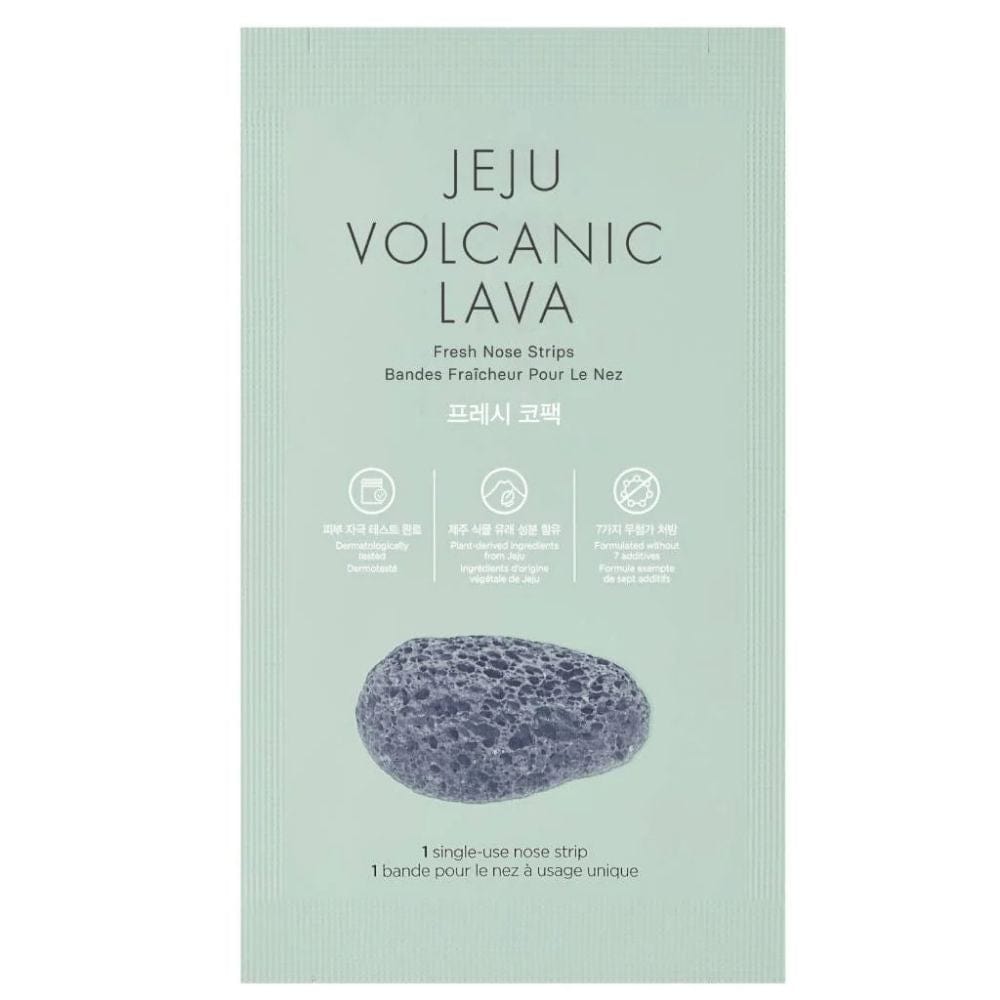 Esthetic House The Face Shop Jeju Volcanic Lava Plastry na nos z glinką wulkaniczną - 7 sztuk