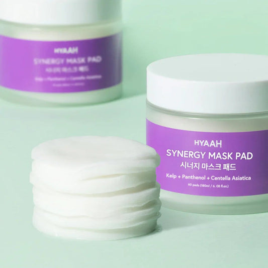HYAAH HYAAH Synergy Mask Pad All Day Kojące płatki tonizujące do twarzy - 60 sztuk