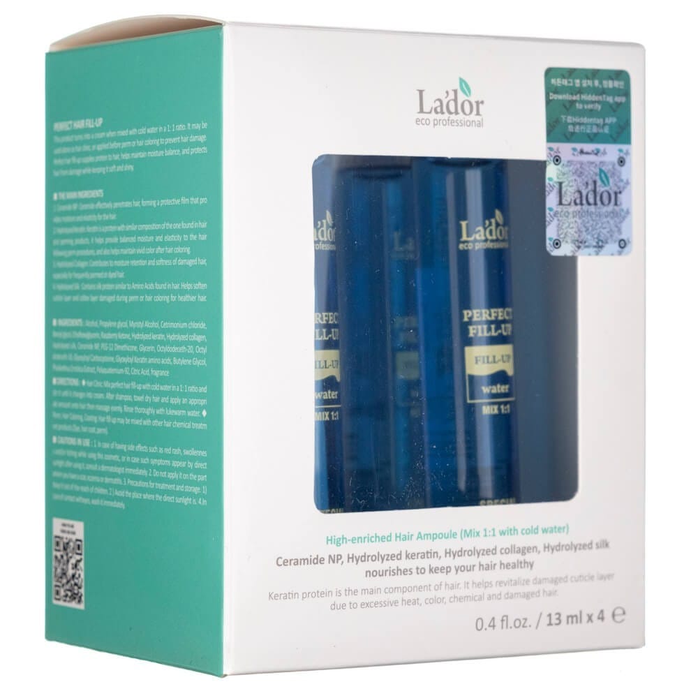 La'dor La'dor Odżywcze ampułki do włosów Perfect Hair Fill-Up - 13 ml (4 ampułki)