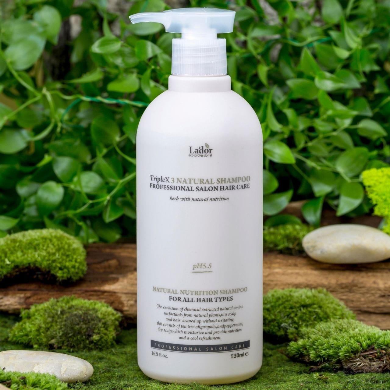 La'dor La'dor Szampon naturalny TripleX3 Natural - 530 ml