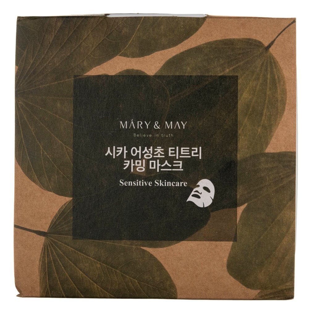 Mary&May Mary&May Kojące maseczki CICA Houttuynia Tea Tree Calming Mask - 30 sztuk