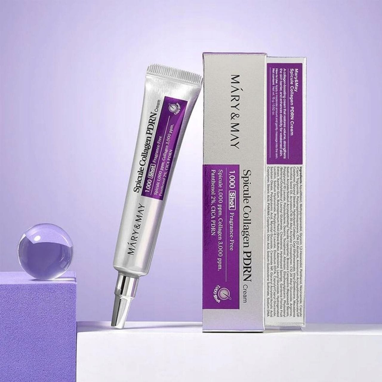 Mary&May Mary&May Spicule Collagen PDRN Krem przeciwstarzeniowy z kolagenem - 15 g