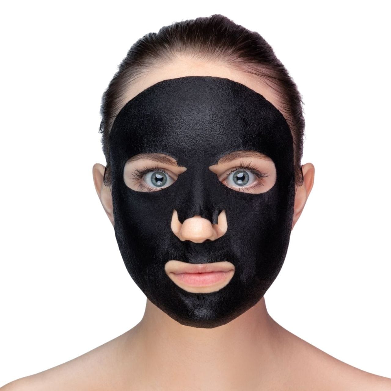 Mediheal Mediheal W.H.P White Hydrating Black Mask EX. Nawilżająco-rozjaśniająca maska w płachcie - 10 sztuk