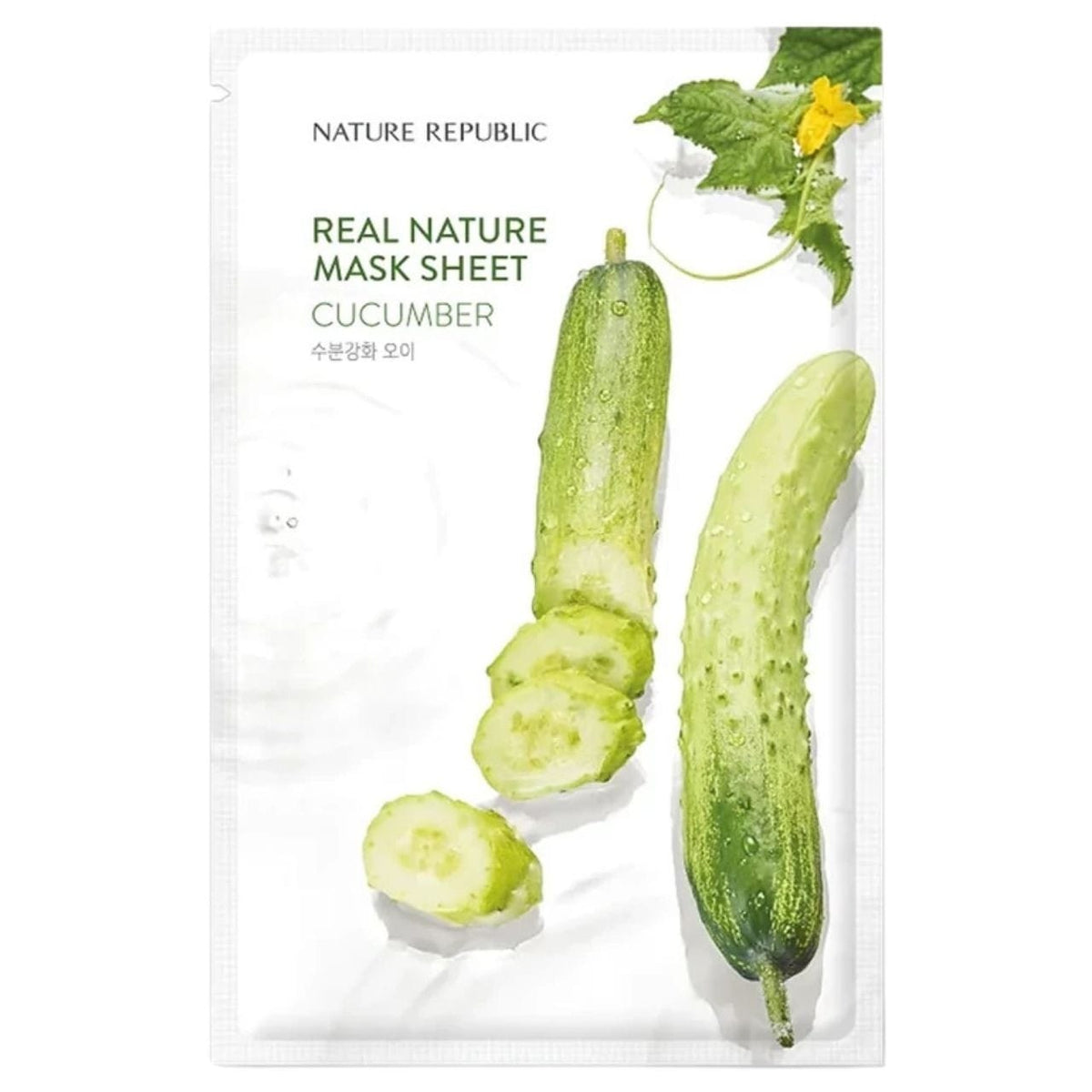 Nature Republic Nature Republic Real Nature Maska w płachcie z ekstraktem z ogórka - 23 ml