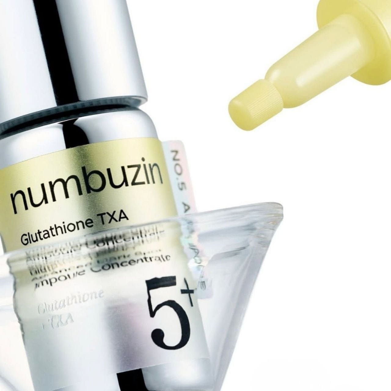 Numbuzin Numbuzin No.5 Glutathione TXA Advanced Dark Spot Ampoule Rozświetlająca ampułka na przebarwienia - 10 g