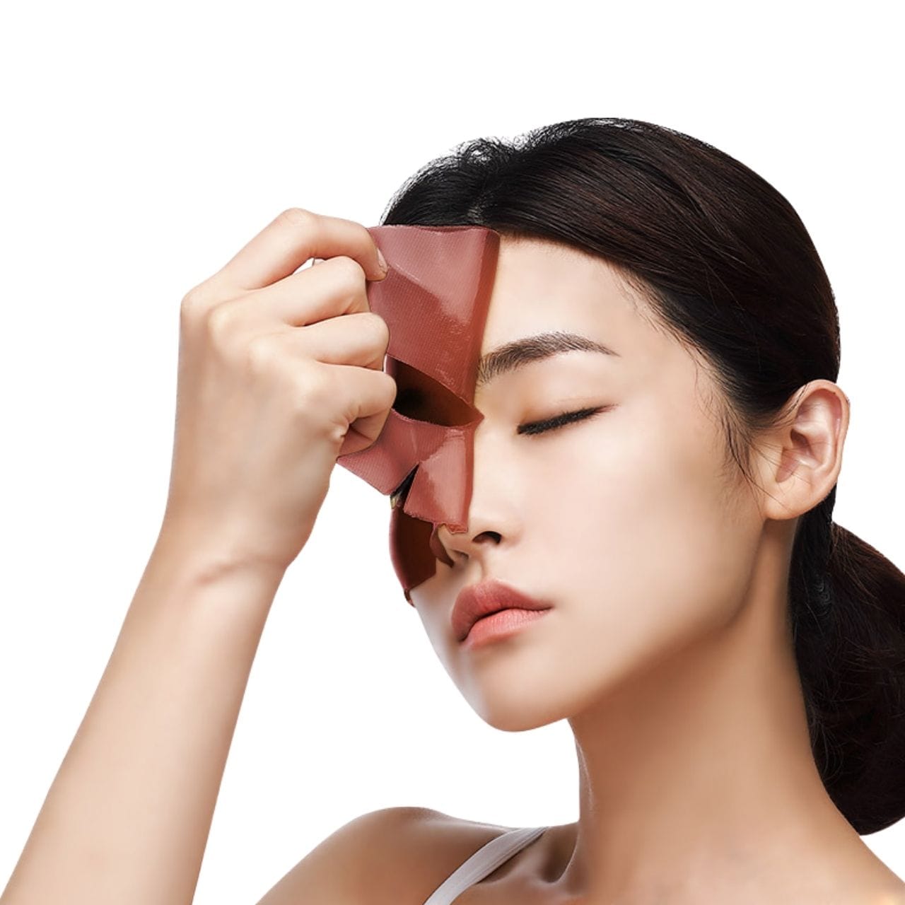 Petitfee Petitfee Cacao Energizing Hydrożelowa maska z ekstraktem z kakao - 5 sztuk