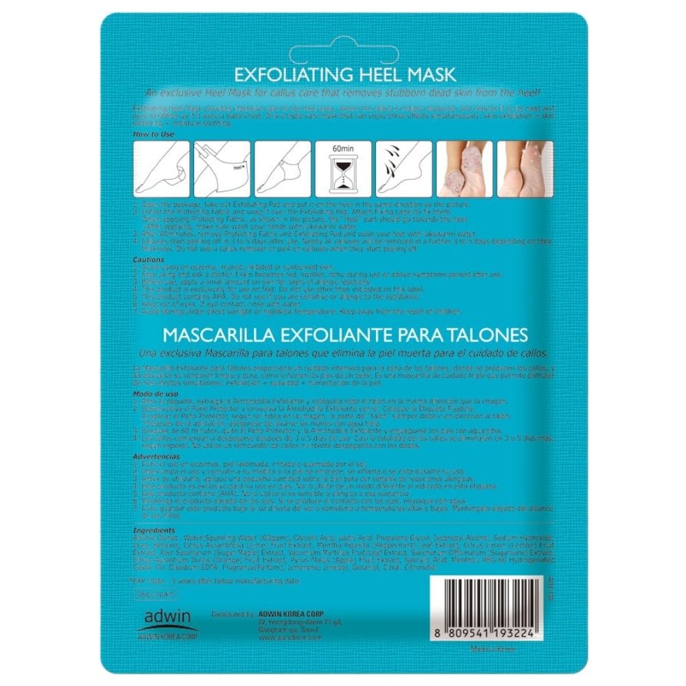 Purederm Purederm Maska złuszczająca na pięty Exfoliating Feel Mask - 1 para