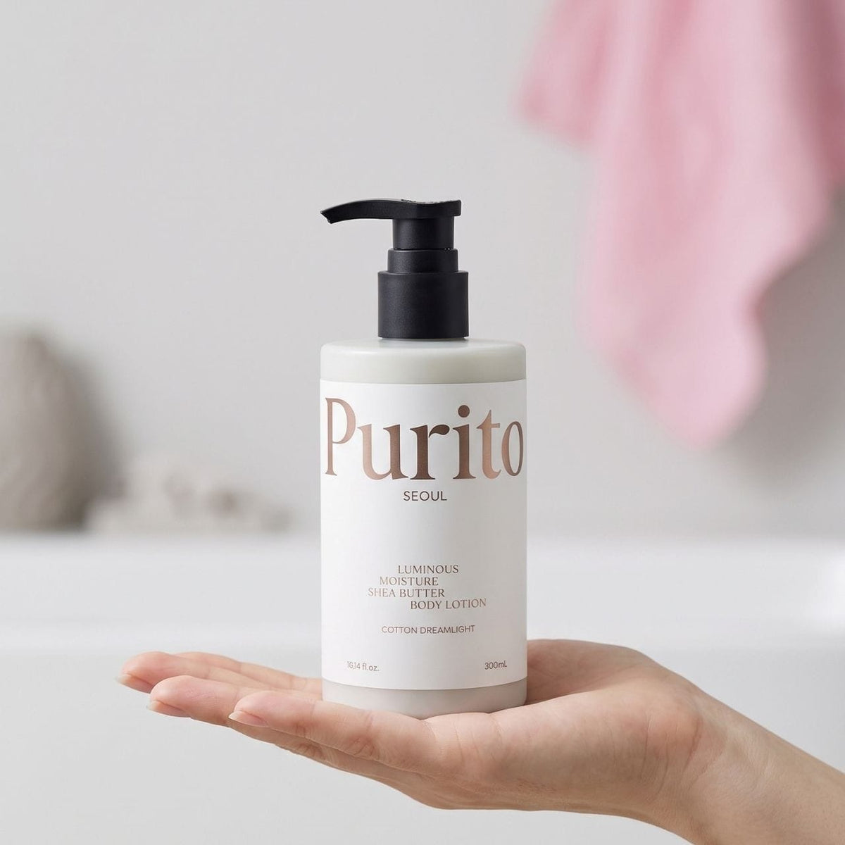 Purito Purito Luminous Moisture Shea Butter Body Lotion Cotton Dreamlight Nawilżający balsam do ciała - 300 ml