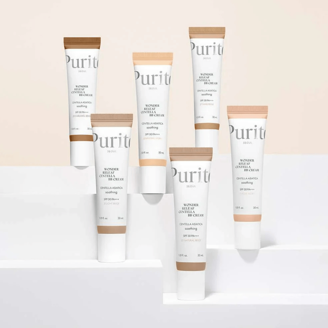 Purito Purito Seoul Wonder Releaf Centella Hipoalergiczny krem BB z SPF30 odcień 21 Light Beige