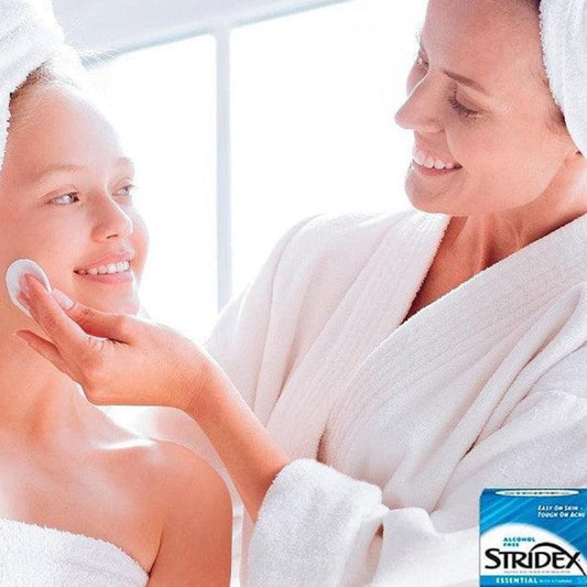 STRIDEX Stridex Delikatne płatki oczyszczające z kwasem salicylowym dla cery trądzikowej - 55 sztuk