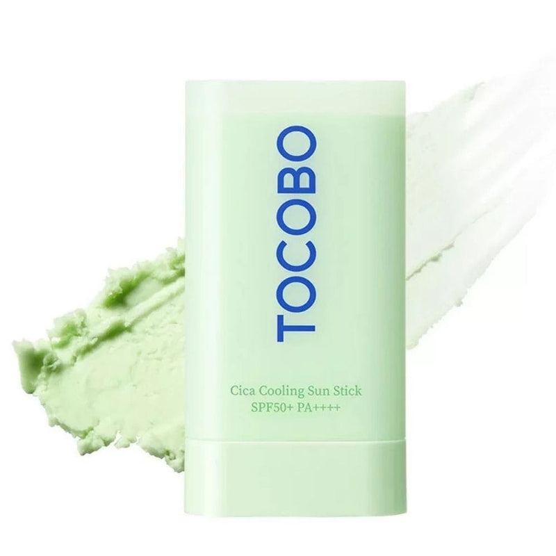Tocobo Cica Cooling Chłodzący sztyft przeciwsłoneczny SPF50+ z wąkrotą azjatycką - 18 g