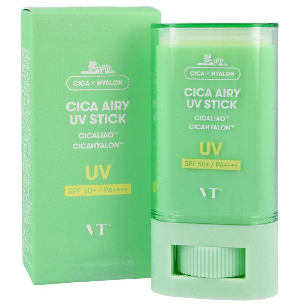 VT Cosmetics VT Cosmetics Cica Airy UV Stick SPF50+ PA++++ Sztyft przeciwsłoneczny - 20 g