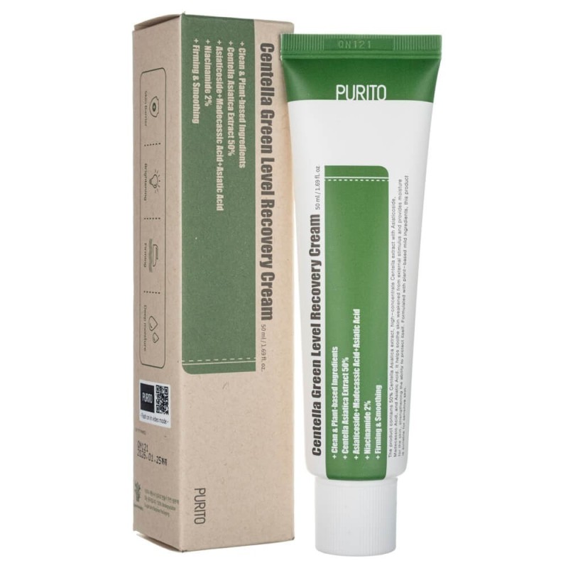 Purito Krem regenerujący Centella Green Level Recovery - 50 ml