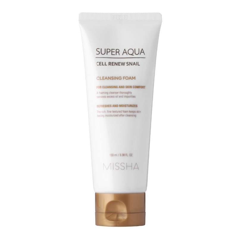 Missha Pianka ze śluzem ślimaka Super Aqua Cell Renew Snail - 100 ml