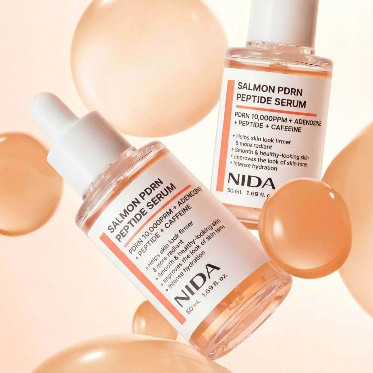 NIDA Salmon PDRN Peptide Serum Rewitalizujące serum do twarzy - 50 ml